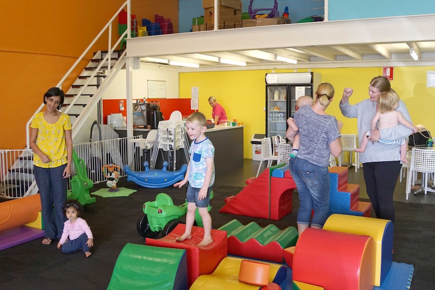 Inside the play centre in Joondalup
