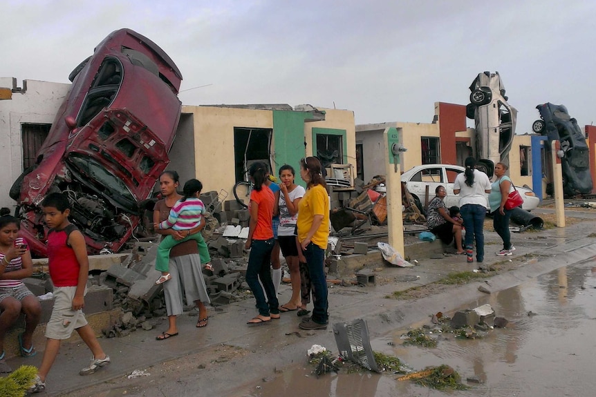 Tornado rips through town