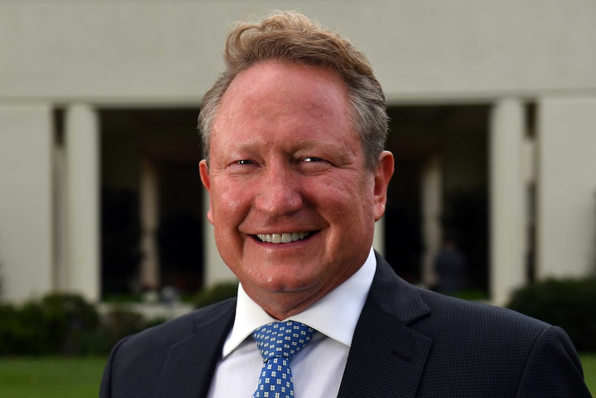 A headshot of Andrew 'Twiggy' Forrest