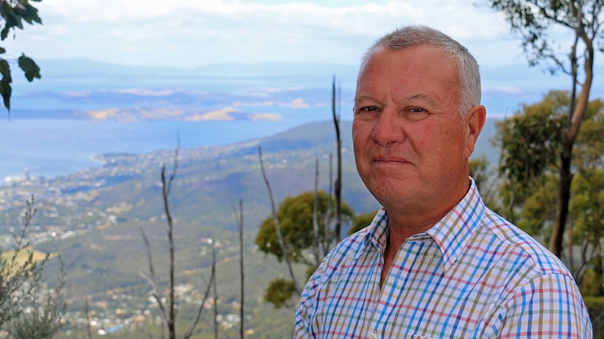 John Gledhill former Tasmania Fire Service chief officer.