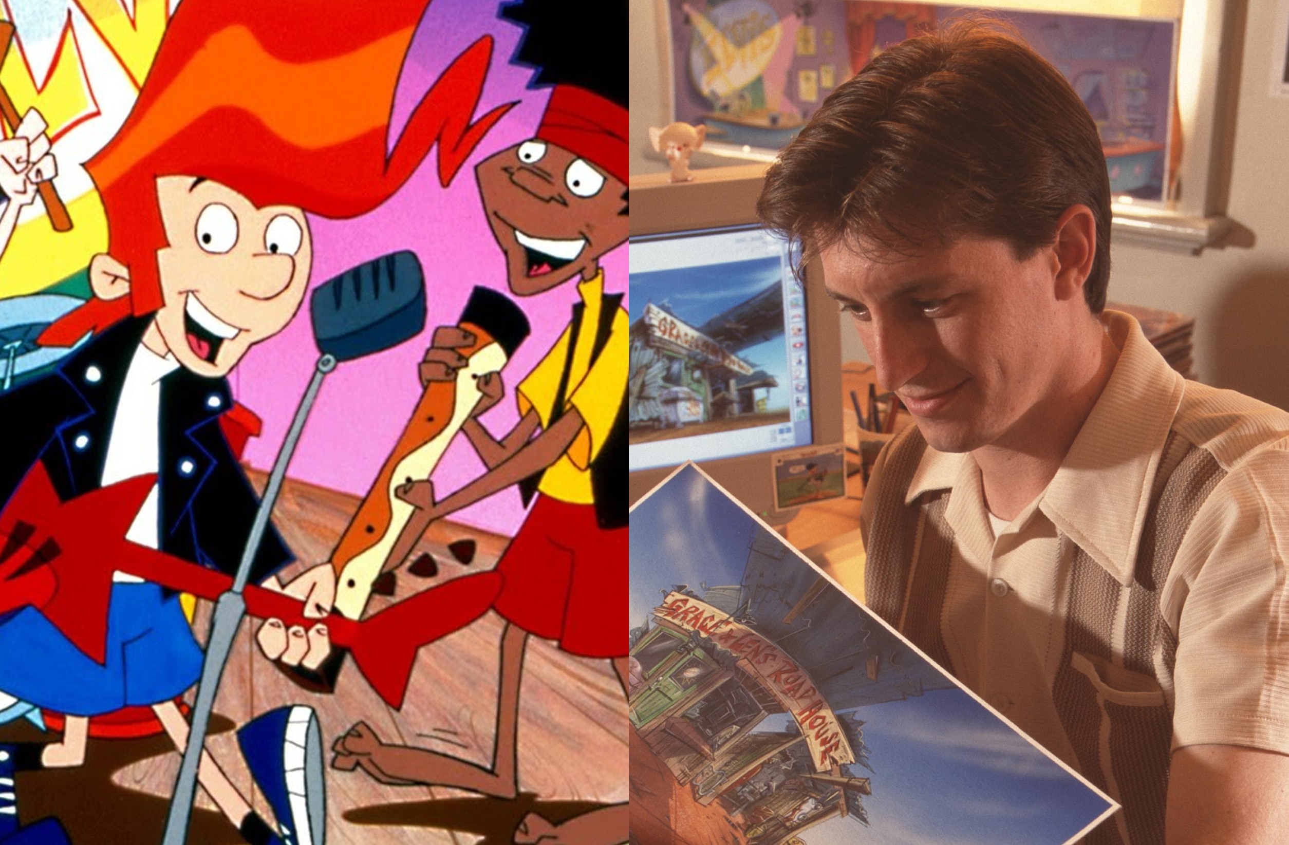 Li'l Elvis and Rove McManus.