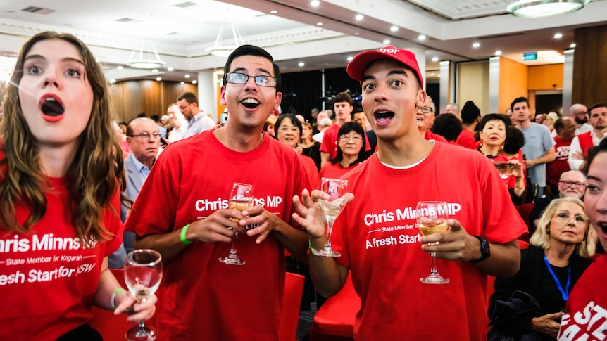 Shocked faithful at Labor HQ by Harriet Tatham