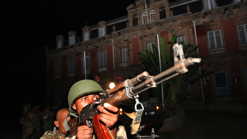 Rebel soldiers capture presidential palace in Madagascar