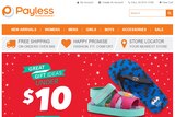 Payless Shoes website