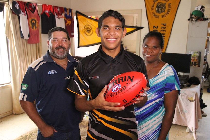 Liam Holt-Fitz at home in Tennant Creek