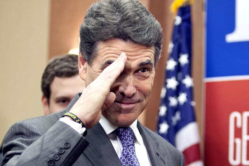 Rick Perry announces his withdrawal from the presidential race.