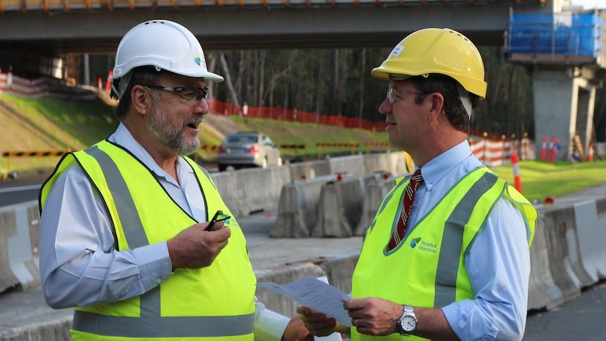 David Gillespie and Bob Higgins on the Pacific Highway