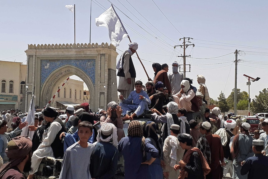 Taliban fighters in Kandahar