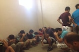 Male refugees detained at Yaren police station on Nauru