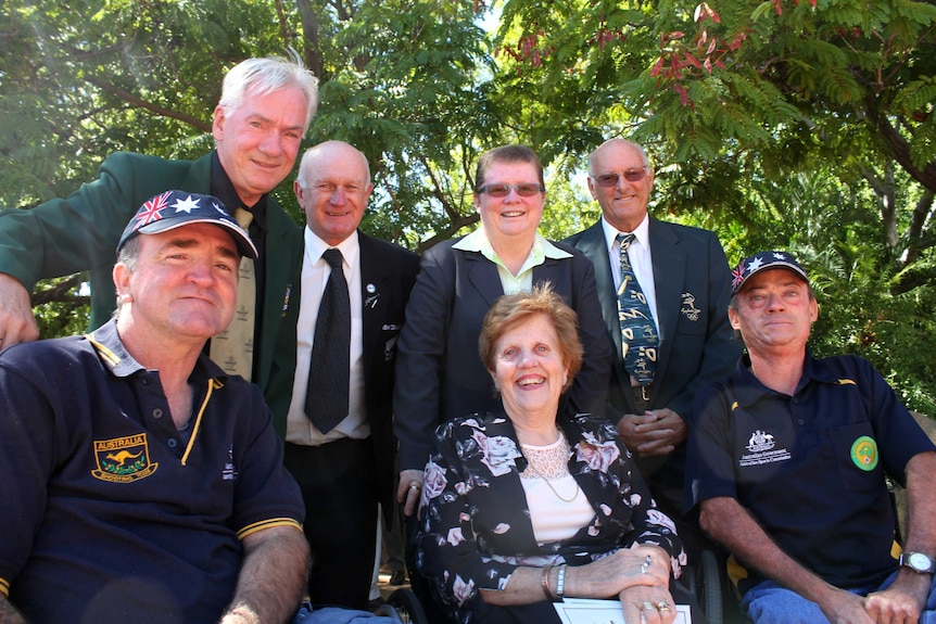 Paralympians at Ashley Adams funeral service