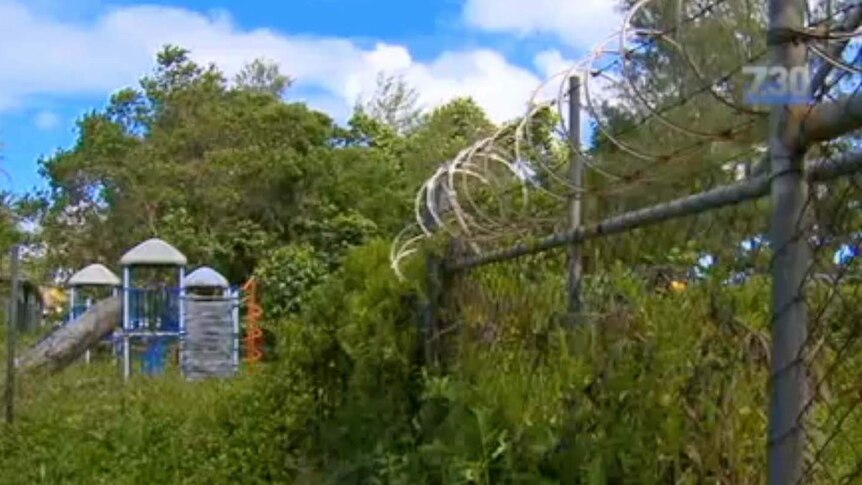 Barbed wire on Manus Island