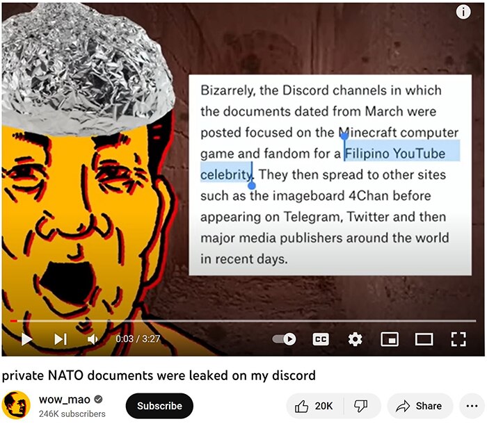 Minecraft Discord Server Leaks Sensitive US Documents on Ukraine War