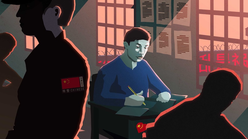 Interns in Xinjiang re-education camps are being forced to undergo behavioural training