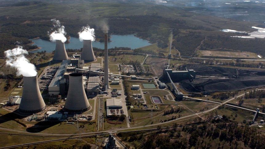 The Liddell power station in the Hunter Valley near Newcastle.