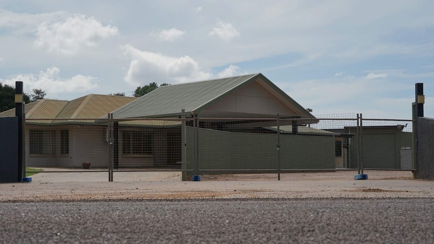 A photo of a fenced and padlocked property at 35 Stevens Road, Knuckey Lagoon.