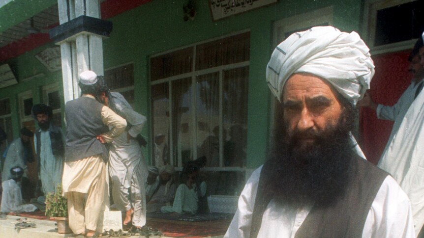 Haqqani network founder and former Afghan guerilla leader Jalaluddin Haqqani 1998