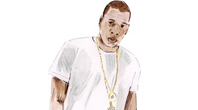 Illustration of rapper and entrepreneur Jay Z