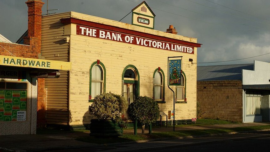 An old bank in Toora