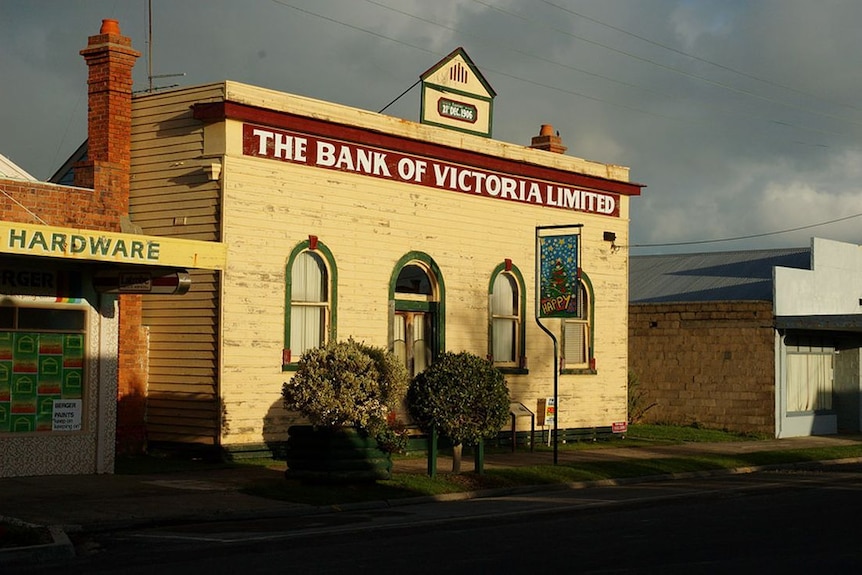 An old bank in Toora