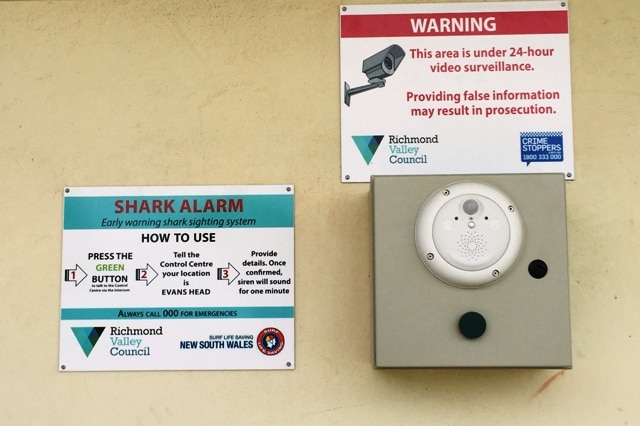 Evans shark alarm