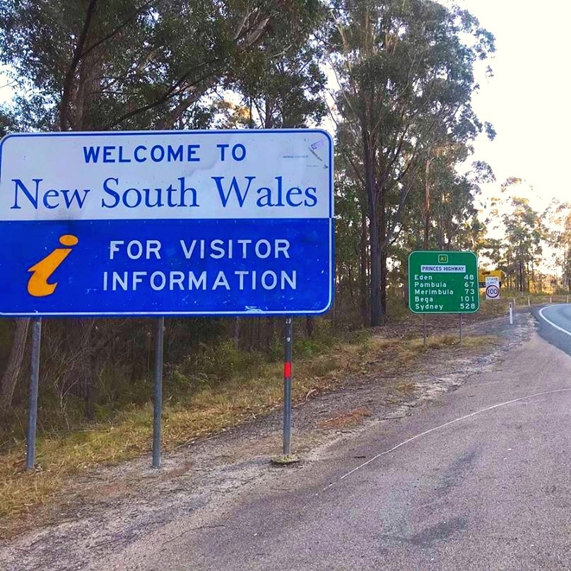 Welcome to NSW sign