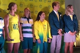 Athletes model the 2018 Commonwealth Games Team Uniform on February 2, 2018.