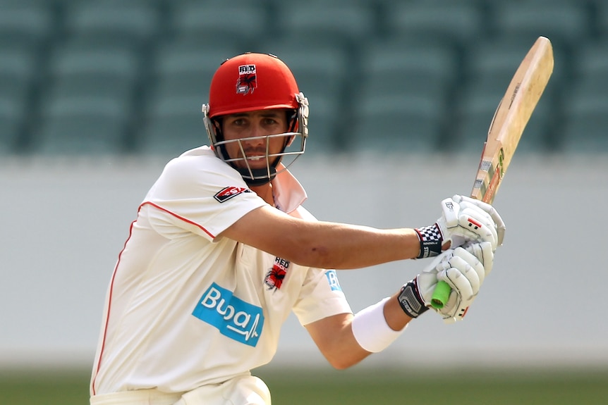 Tom Cooper cracked a superb double hundred to save the Redbacks and draw with NSW (file photo)