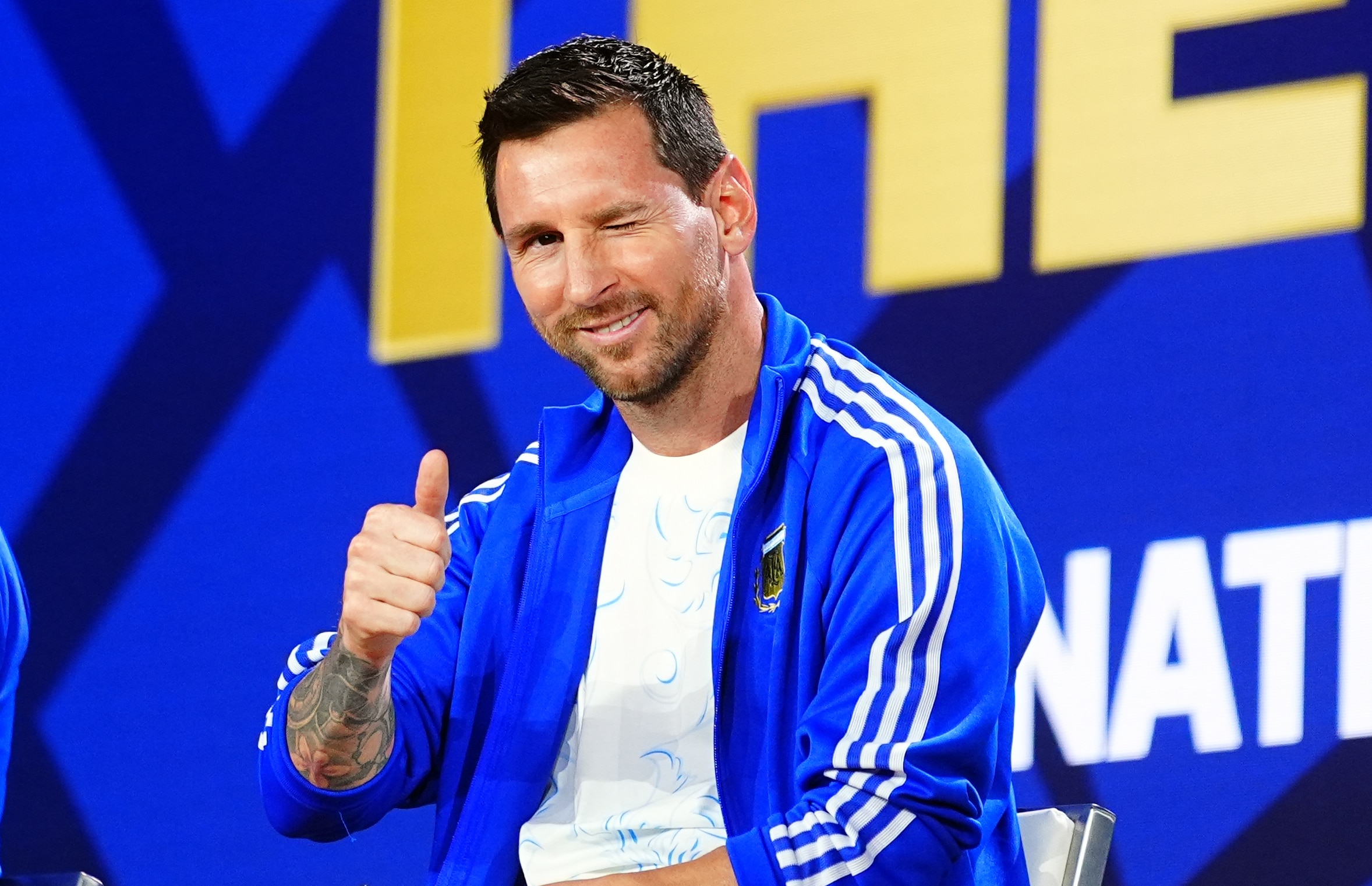 Messi received like royalty in New York ahead of World Cup final