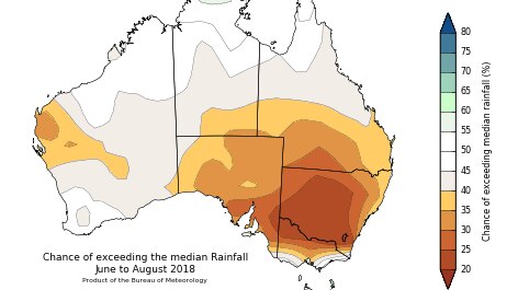 map of australia dry in south east