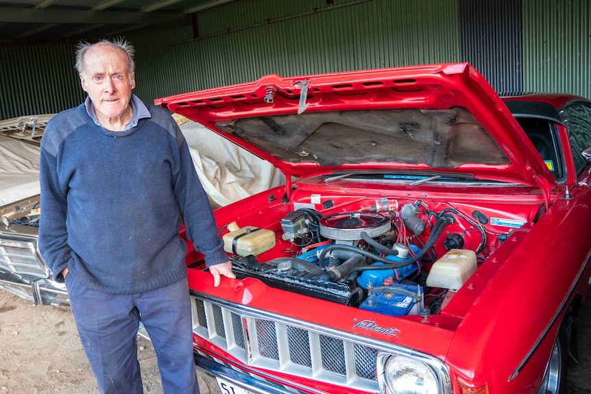 John Price with his 1973 Valiant Charger