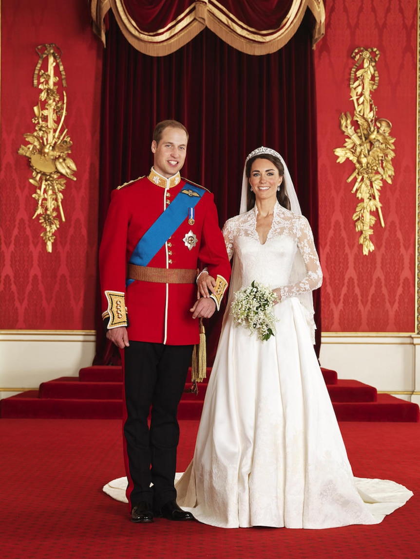 Official photo of royal couple