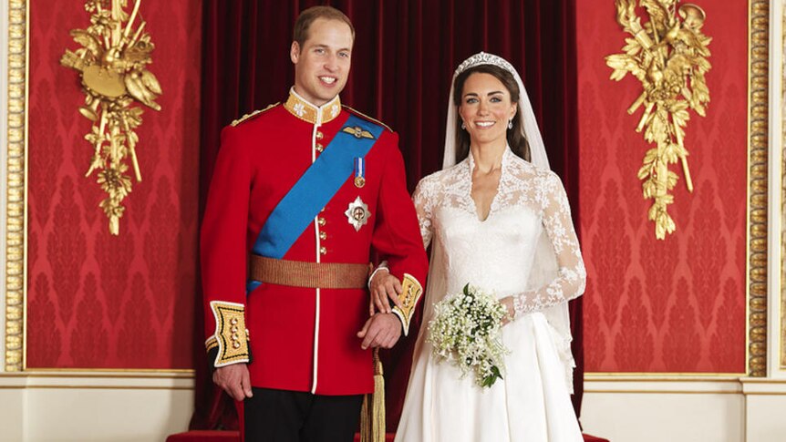 Official photo of royal couple