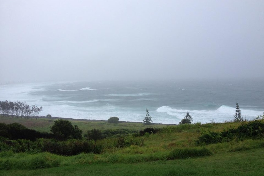 Storm hits Lennox Head in northern NSW on Friday February 20, 2015