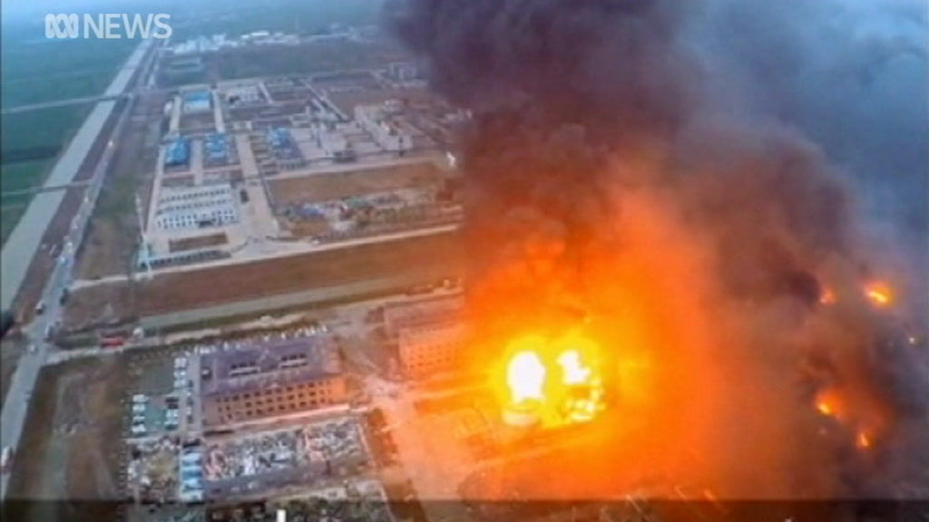 China struck by another industrial fire as 47 killed and 640 injured in  pesticide plant explosion - ABC News
