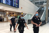 Police at Brisbane airport