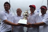 Jim Delegat and sons with Tattersall's Cup