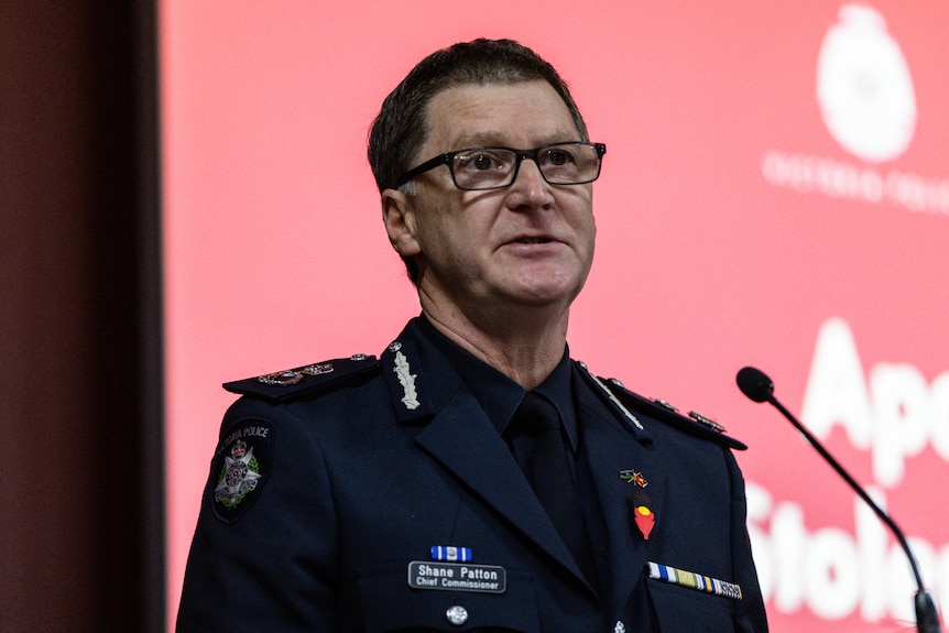 Chief commissioner of Victoria Police Shane Patton 