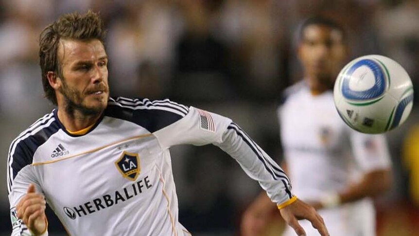 Beckham is set to make his second appearance for the Galaxy in Australia.