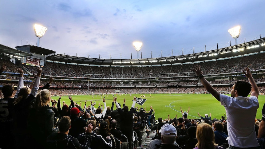 A general crowd view at the MCG in the first Elimination Final 2013 between Carlton and Richmond.