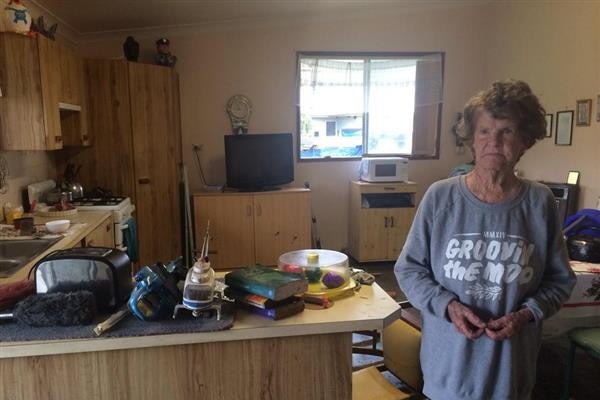 Maitland, Maureen Darcy's house flooded