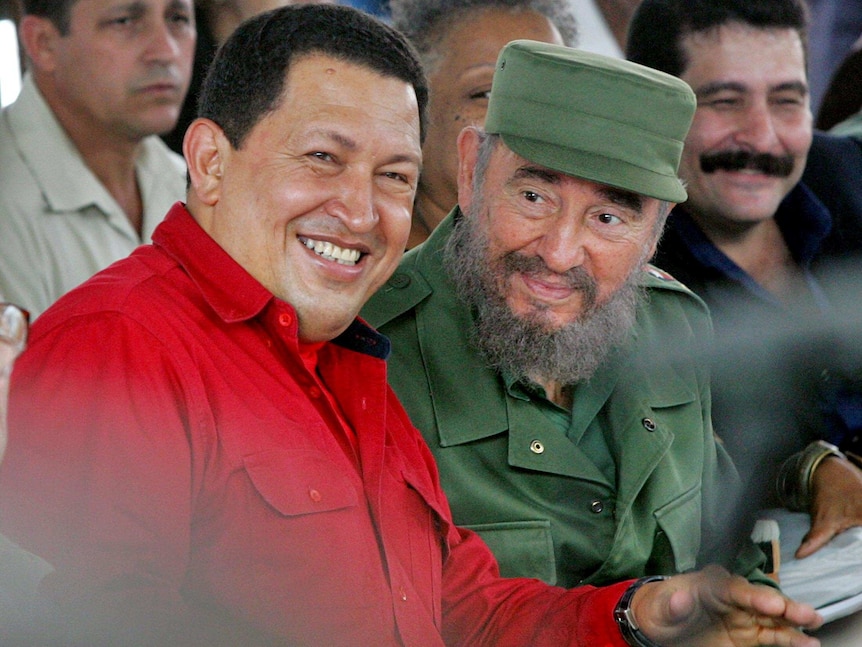 Hugo Chavez and Fidel Castro in 2006.