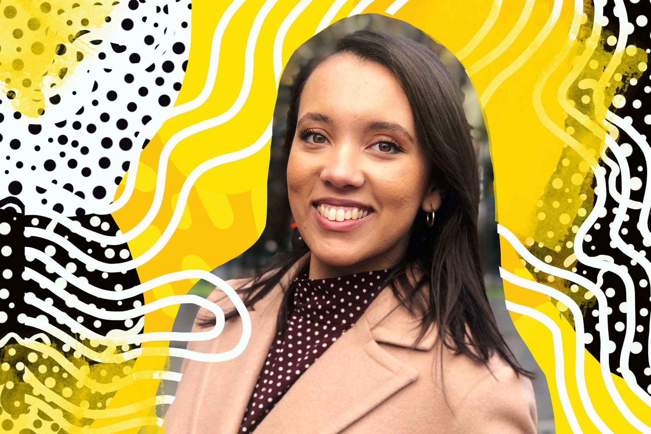 A stylised photo of Isabella Higgins, who covers Indigenous affairs for ABC News. 