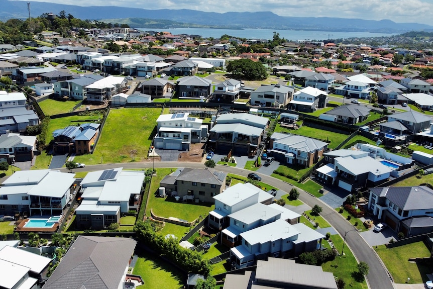 Housing in the south Wollongong suburb of Shell Cove.