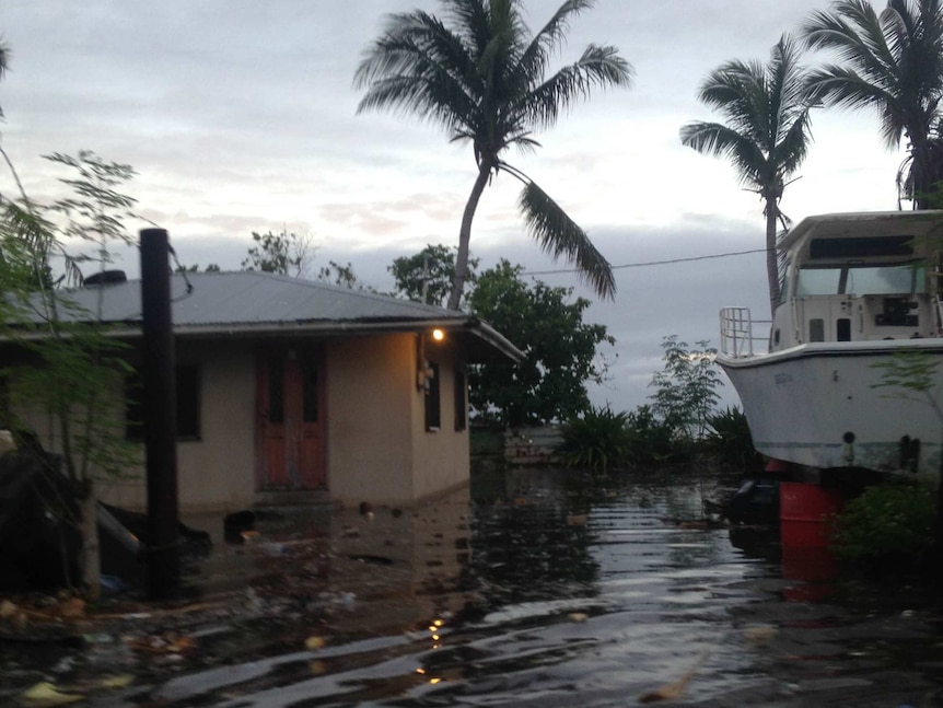 Majuro battered by huge swells