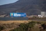Liberal candidate for Lyons Susie Bower sign on a highway near Brighton.