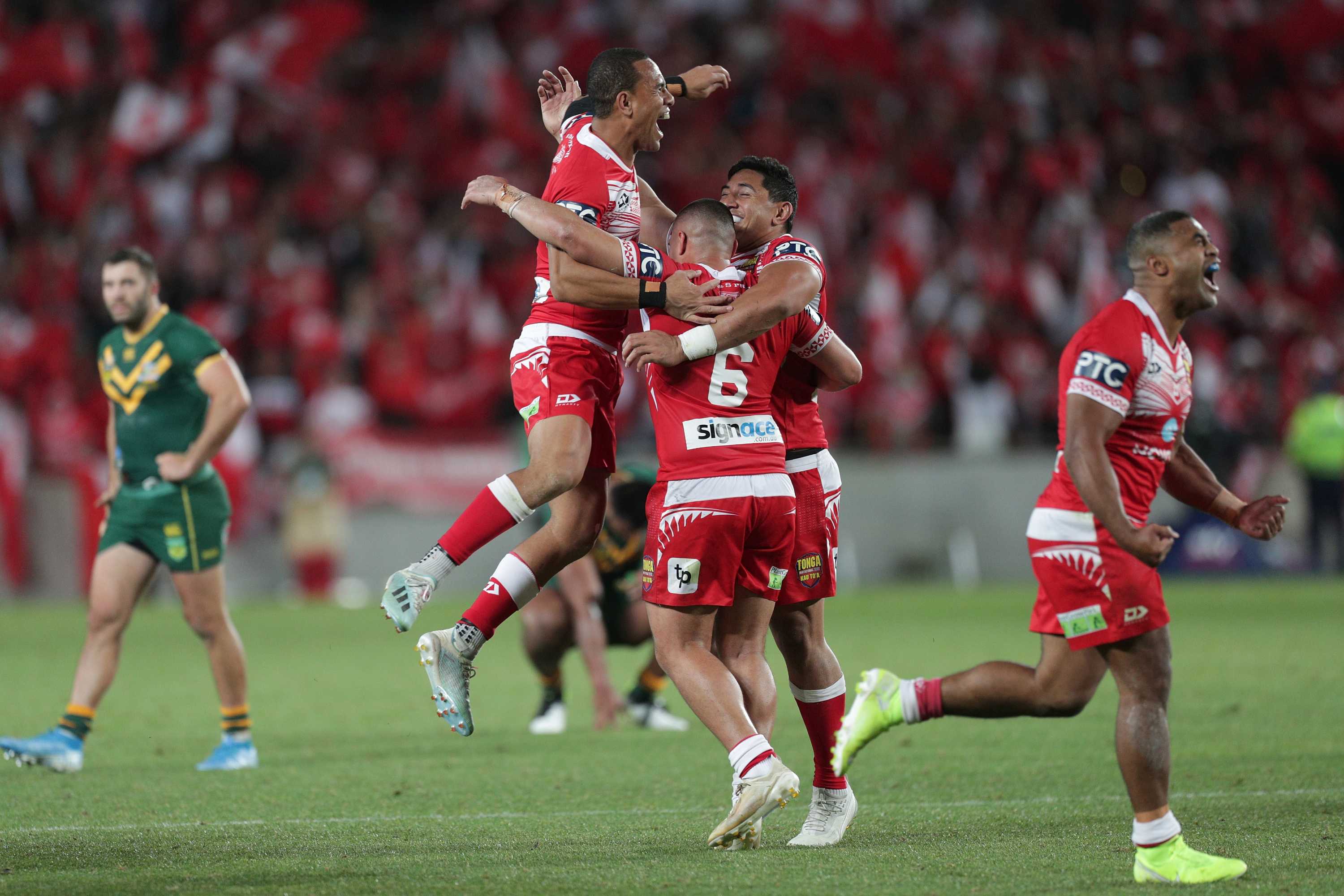 Tonga Scores Major Upset Win Over Kangaroos In Rugby League Test - ABC News