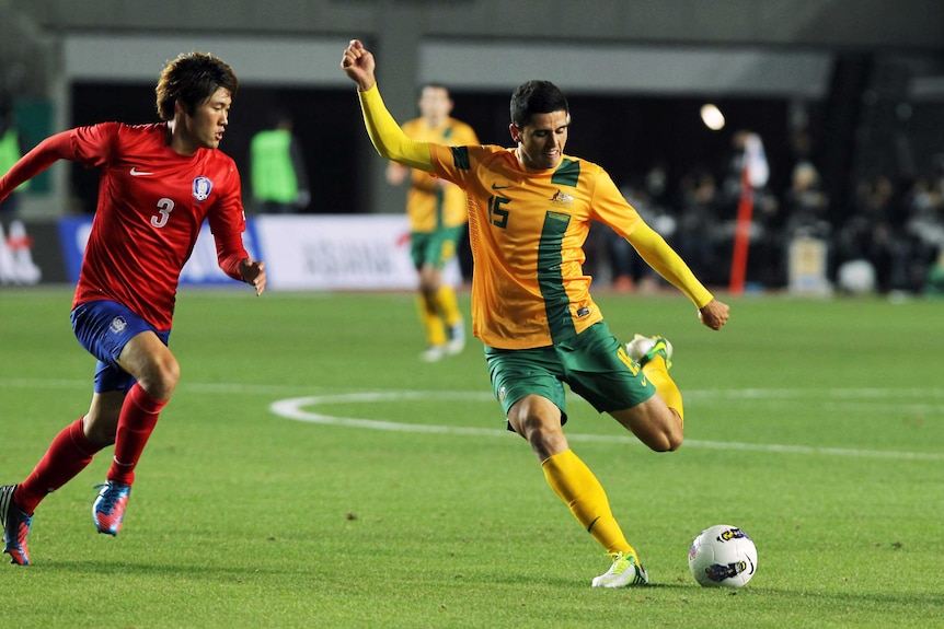 Tom Rogic in action for the Socceroos