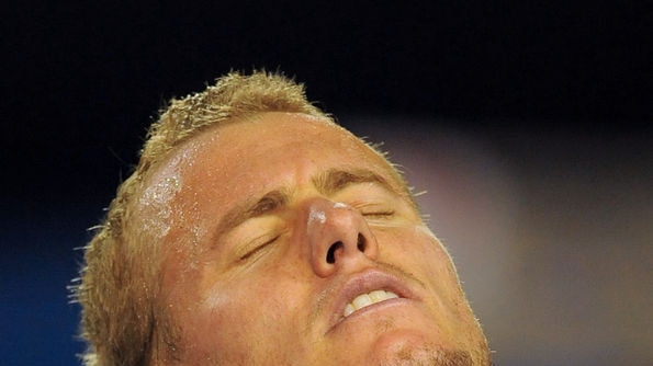 Painful exit ... Australia's Davis Cup World Group chances took a hit when Hewitt pulled out.