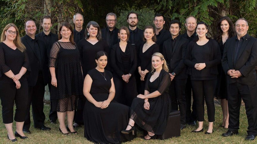 Umberto Clerici with the Adelaide Chamber Singers