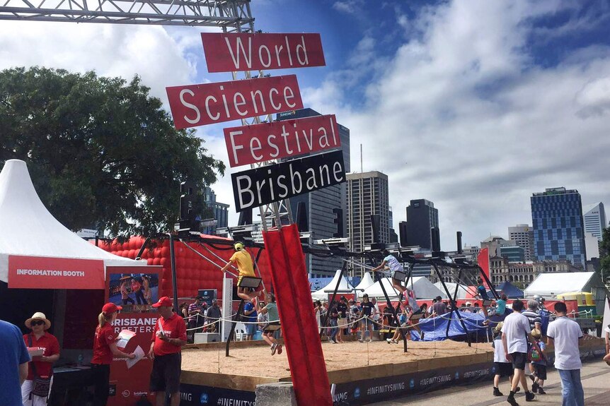 Brisbane's South Bank plays host to the World Science Festival.